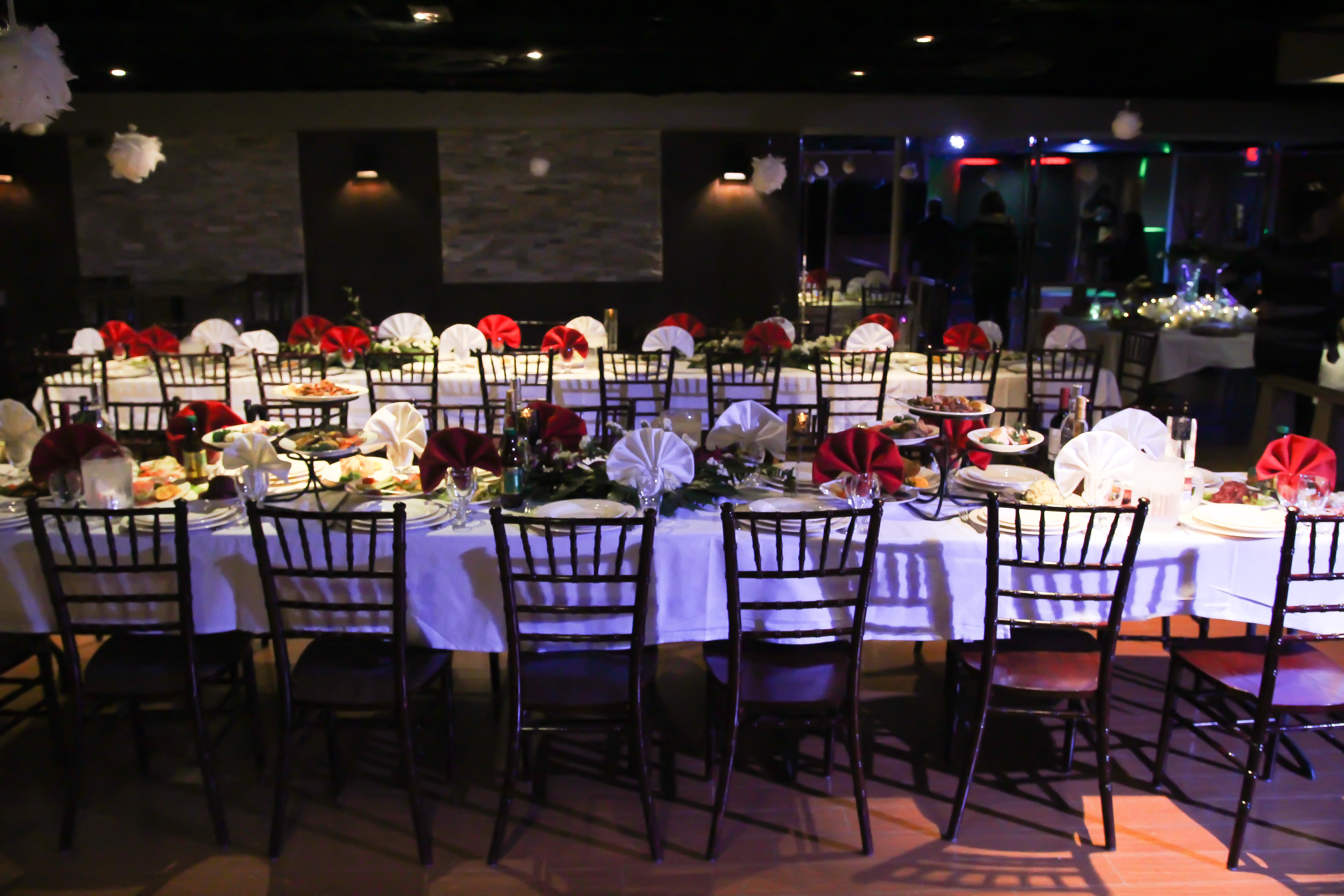 Restaurant Europa in Cleveland Ohio Private Dining Room Table Setting